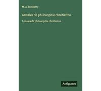 Annales de philosophie chrétienne: Annales de philosophie chrétienne