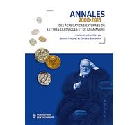 Annales des Agrégations externes de Lettres classiques et de Grammaire (2000-2019)