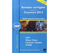 Annales des concours MP mathématiques et informatique
