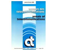 Annales des telecommunications tome 55 n. 1-2/janvier-fevrie - Collectif - Lavoisier Industrie - broché - Livre