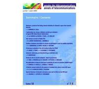 Annales des telecommunications tome 58 n. 7-8 juillet/aout 2 - Collectif - Hermes Science Publications - broché - Livre