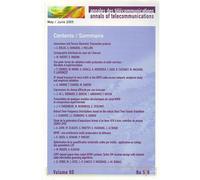 Annales des telecommunications vol. 60 n. 5-6 may/june 2005 - Collectif - Hermes Science Publications - broché - Livre