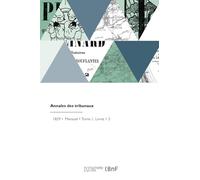 Annales des tribunaux