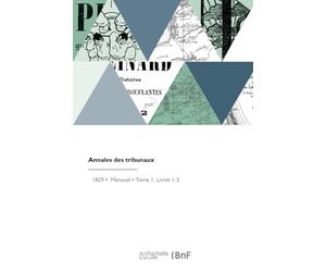 Annales des tribunaux