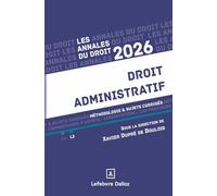 Annales Droit administratif 2026