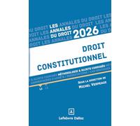 Annales Droit constitutionnel 2026