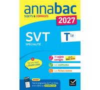 Annales du bac 2027 - Annabac SVT Tle générale (spécialité) Sujets corrigés & méthodes de l'épreuve de SVT - Hélène Hervé - Hatier - broché - Scolaire / Universitaire