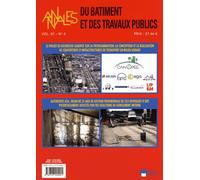Annales Du Bâtiment Et Des Travaux Publics Volume 67 N° 4, Novembre 2015