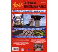 Annales Du Bâtiment Et Des Travaux Publics Volume 69 N° 1-2 - Le Génie Civil Et L'aménagement Des Grandes Métropoles - 15 Et 16 Mars 2017 À L'estp Paris, Cachan