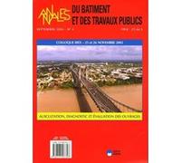 Annales du batiment et tp n 4-2004 Tome 04 -4 - EDITIONS ESKA - Eska - broché - Revue