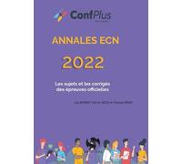 Annales ECN 2022: Le sujets et les corrigés des épreuves officielles