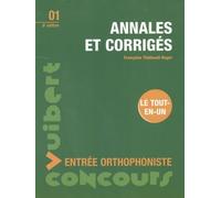 Annales et corrigés entrée orthophoniste