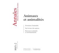 Annales. Histoire, Sciences sociales n°1-2/2025: Animaux et animalités