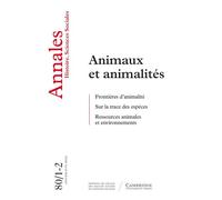 Annales. Histoire, Sciences sociales n°1-2/2025: Animaux et animalités