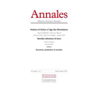 Annales. Histoire Sciences Sociales, n° 1/2021 - Histoire et
