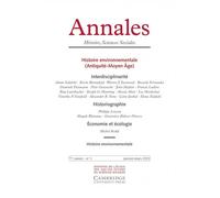 Annales. Histoire Sciences Sociales, n° 1/2022