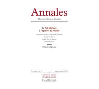 Annales. Histoire Sciences Sociales, n° 1/2023