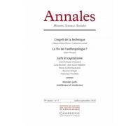 Annales Histoire, Sciences Sociales n° 3/2024 - Varia - Collectif - Ecole Des Hautes Etudes En Sciences Sociales - broché - Revue