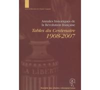 Annales historiques de la révolution française(+ cd rom gratuit)