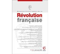 Annales historiques de la Révolution française Nº416 2/2024: Varia