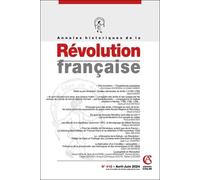 Annales historiques de la Révolution française Nº416 2/2024: Varia