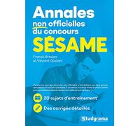 Annales Non Officielles Du Concours Sesame