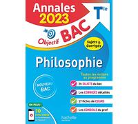 Annales Objectif BAC 2023 - Philosophie