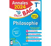 Annales Objectif BAC 2024 - Philosophie - Yohann Durand - Hachette Education - broché - Scolaire / Universitaire