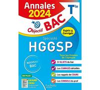 Annales Objectif BAC 2024 - Spécialité HGGSP