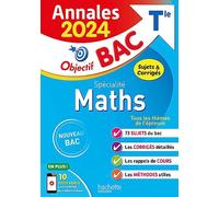 Annales Objectif BAC 2024 - Spécialité Maths - Sandrine Bodini-Lefranc - Hachette Education - broché - Scolaire / Universitaire