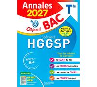 Annales Objectif BAC 2027 - Spécialité HGGSP Tle - sujets et corrigés - Arnaud Léonard - Hachette Education - broché - Scolaire / Universitaire