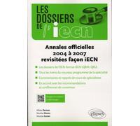 Annales Officielles 2004 À 2007 Revisités Façon Iecn