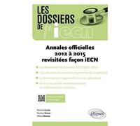 Annales officielles 2012 à 2015 revisitées façon IECN