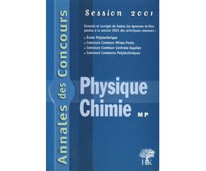 Annales Physique et Chimie : MP 2001