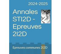 Annales STI2D - Epreuves I2D: Epreuves communes I2D