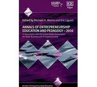 Annals Of Entrepreneurship Education And Pedagogy - 2016