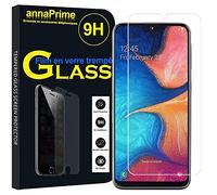 annaPrime® 1 Film Vitre Verre Trempé de Protection d'écran pour Samsung Galaxy A20E/ A20e Dual SIM 5.8" SM-A202F/ SM-A202F/DS (Non Compatible Galaxy A20 6.4") - Transparent