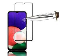 annaPrime® 1 Film Vitre Verre Trempé de Protection d'écran pour Samsung Galaxy A22 5G 6.6" - Noir