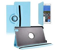 annaPrime Etui Coque Housse pour Samsung Galaxy Tab Pro 8.4 SM-T320 T321 T325, Etui Cuir PU Support Rotatif 360° Couleur Bleu