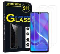 annaPrime Verre Trempé pour Oppo RX17 Neo/ R17 Neo 6.41" CPH1893, [Lot de 3] Film Protection écran Anti cassé, Anti Rayures, sans Bulles, Ultra Résistant Couleur Transparent
