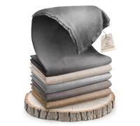 Annapurna Couverture de luxe en 100 % laine de cachemire, 125 x 250 cm, tissée à la main au Népal, idéale comme couvre-lit ou plaid pour canapé et lit, gris