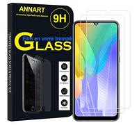 ANNART Protecteur d'écran pour Huawei Y6p 6.3" [2 Pièces] Film Protection écran en Verre trempé pour Huawei Y6p 6.3" - Transparent