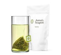Anna's Teapot Sencha bio - thé vert japonais bio en sachets de thé - 20 sachets pyramides dans un emballage refermable