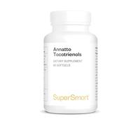 Annatto Tocotrienols - Source Naturelle de Vitamine E - SuperSmart | Protection de Toutes les Cellules Contre le Stress Oxydatif - Sans OGM - Sans Gluten