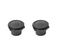 ANNBCDL 1-10pcs Couverture de ventilation d'air Universal 60 mm 2,35 pouces Round A/C Air sortie for la climatisation Vent Motorhomes Buse Yacht(2 Pcs)