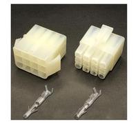 ANNBCDL 1 Jeu de connecteurs Automobiles 6.2mm mâle Femelle, Prise d'accueil, Gaine câble(12p,1sets)