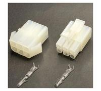 ANNBCDL 1 Jeu de connecteurs Automobiles 6.2mm mâle Femelle, Prise d'accueil, Gaine câble(6p,1sets)