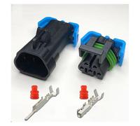 ANNBCDL 1 Jeu de fiches capteur température for berline, connecteur Valve d'accélérateur à 2/3/4/5/6/8/10 Broches, mâle et Femelle, Gaine Prise étanche(5p,5sets)