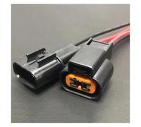 ANNBCDL 1 Jeu de Prises Voiture 2.2mm, 4/6/8/10/12 Trous, Faisceau capteur ABS, connecteur scellé, Longueur Fil 15cm(2p Strip Line,1sets)