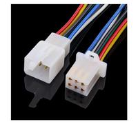 ANNBCDL 1 Kit de connecteurs de fil électrique à 6 broches, ensemble de connecteurs automatiques avec câble/longueur totale 21CM